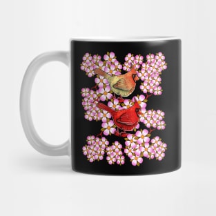 Red Cardinal dogwood flower North Carolina Virginia Mug